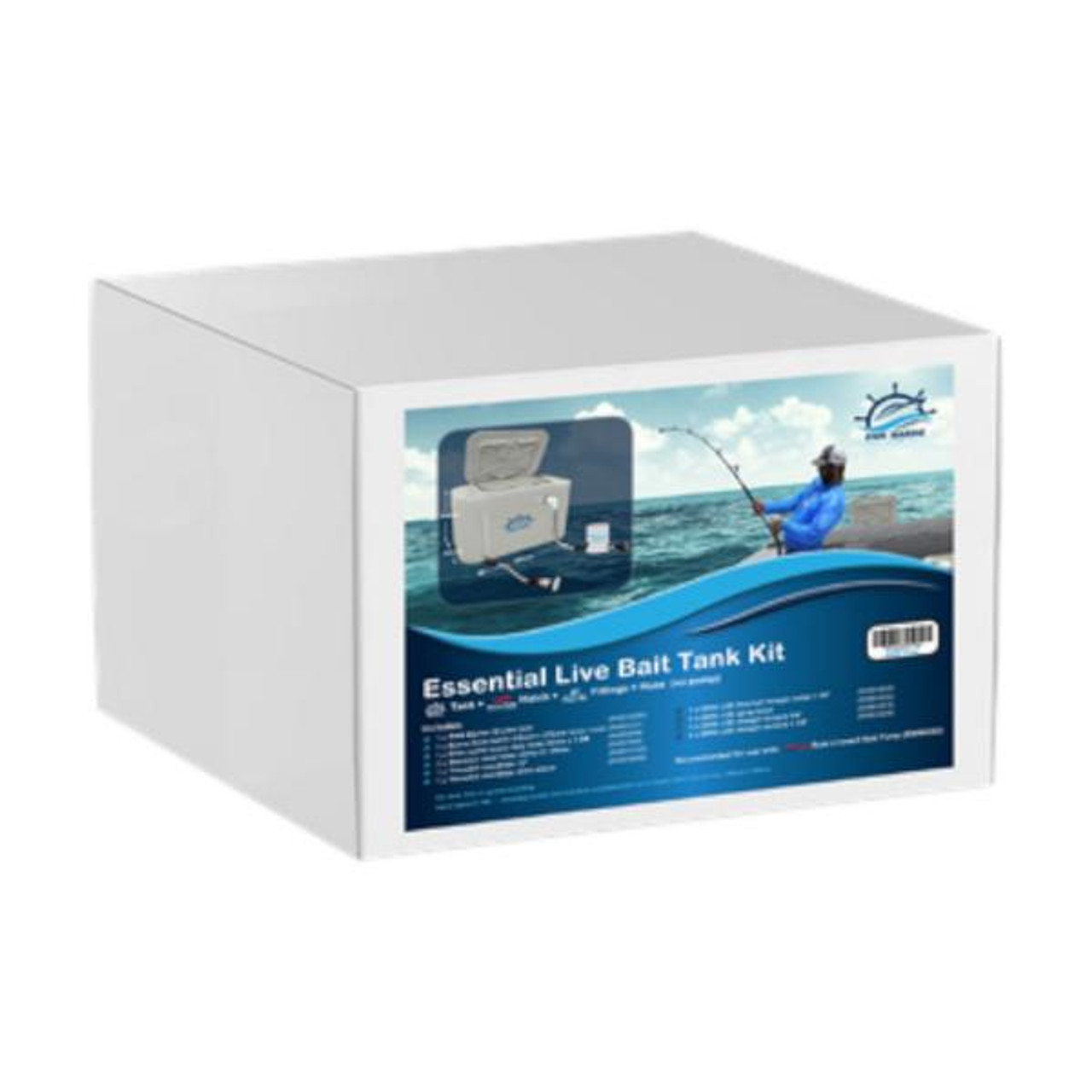 Live Bait Tank Full Kit with Hatch Livewell for Boats Fishing, 30L (RWB10182) Boat Warehouse
