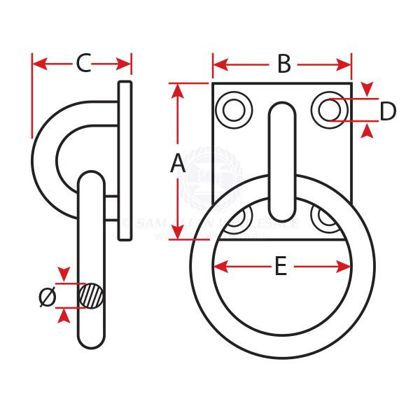 Stainless Steel Eye Bolt 316 Grade Boat Warehouse Australia
