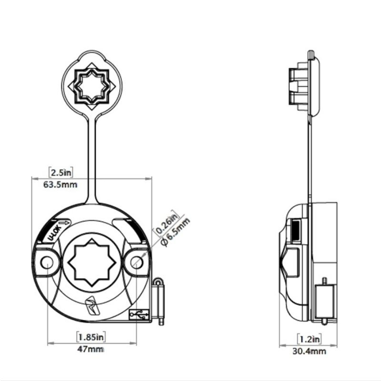 RAILBLAZA StarPort Extender (03401611) Boat Warehouse