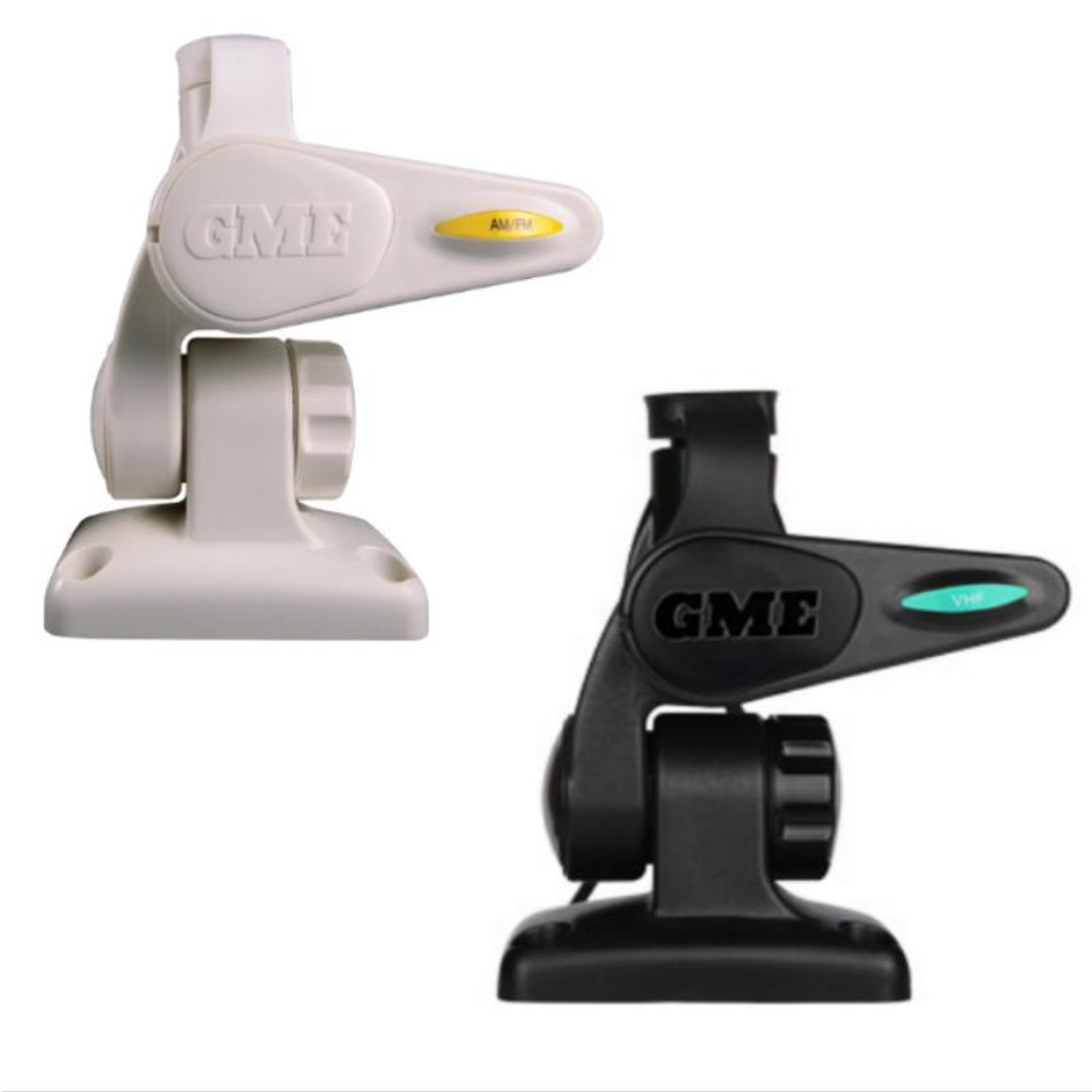 GME Rectangular Double Swivel Antenna Base with Lead (ABL012 ABL012B