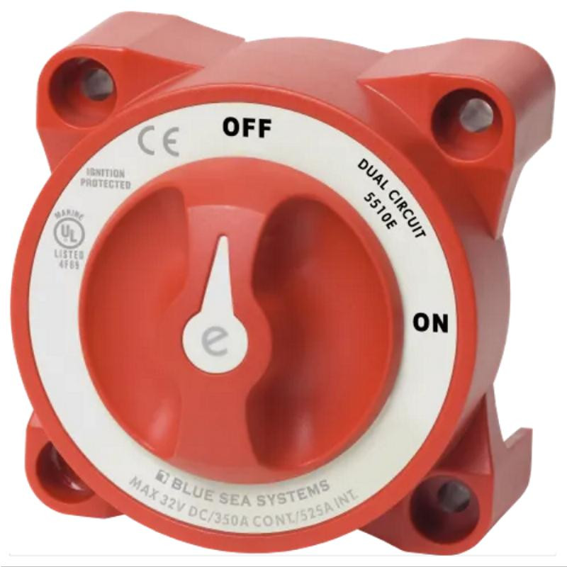 Blue Sea Systems eSeries Dual Circuit Battery Switch (BS5510EB