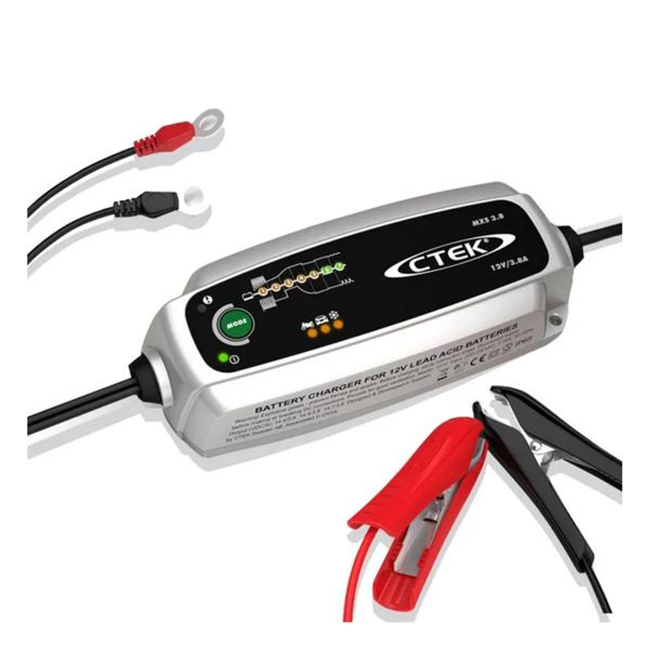 CTEK Multi XS Battery Charger - 3.8 - 12V (CT3800/12-56-988)