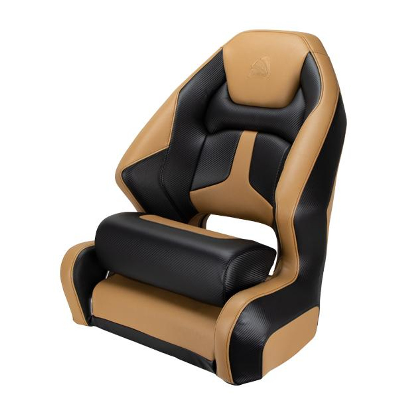 Relaxn Mako Premium Boat Seat - Carbon & Tan (293950)