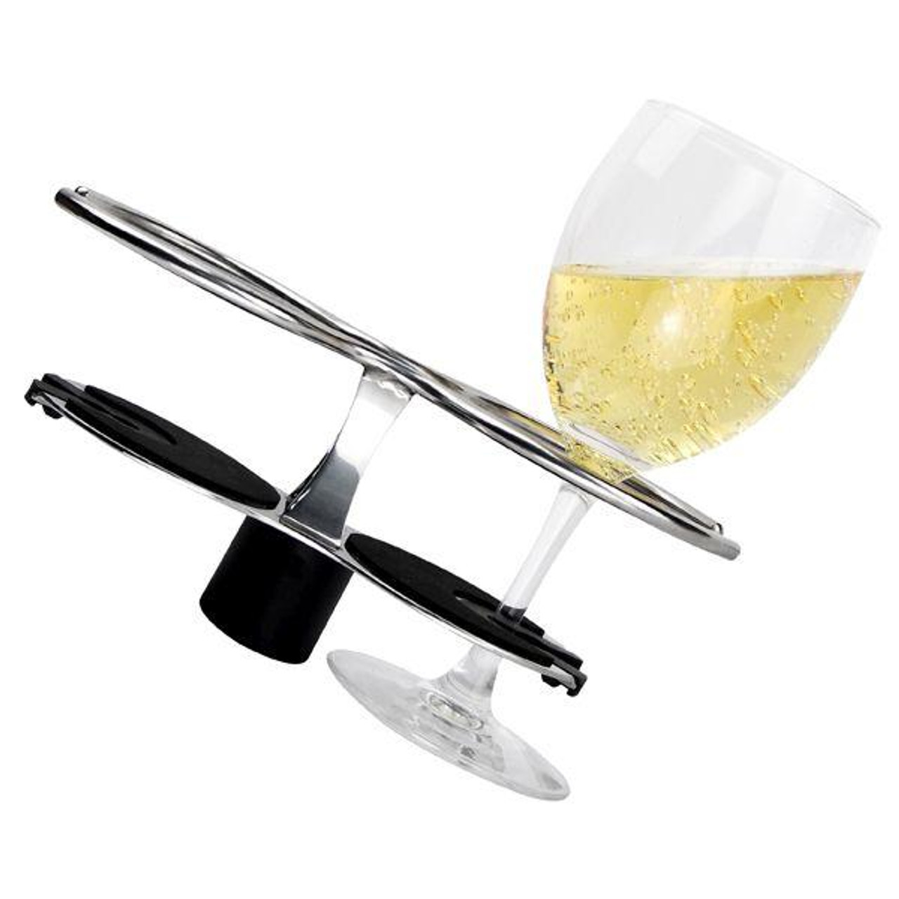 Boat & Marine Stainless Steel Wine Glass Holder (2-Pack)