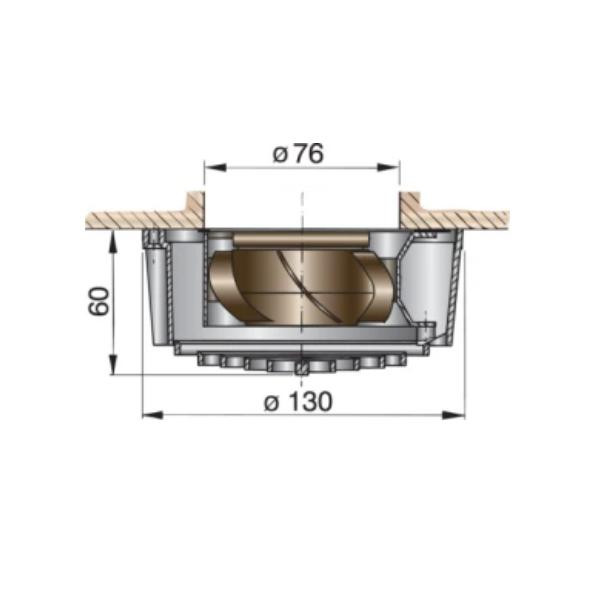 VETUS Electric Ventilator, Type FAN, 2 Speeds (FAN12 FAN24) Boat