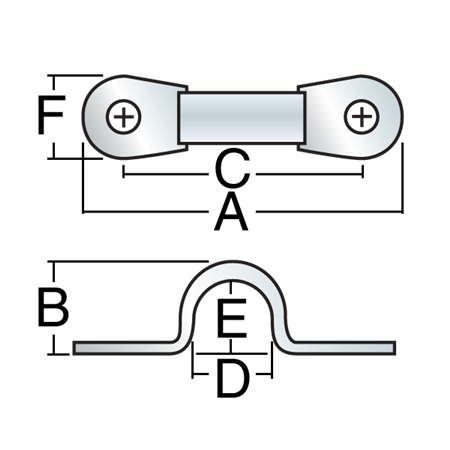 HARKEN 51mm Trigger Cleat Eyestrap Boat Warehouse Australia