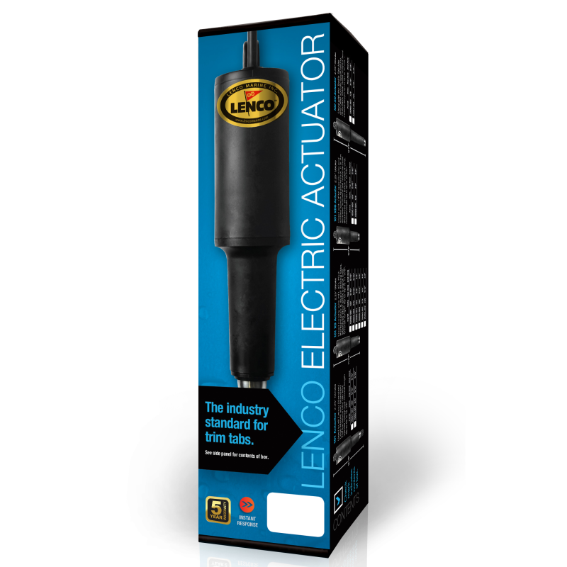 Lenco Trim Tab Actuator 101XDS "Short Series" Boat Warehouse