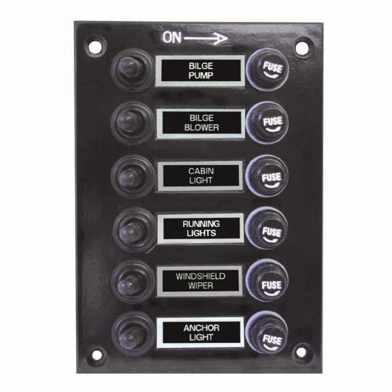 Splashproof LED Switch Panel MARINE BOAT SPLASHPROOF SWITCH PANEL ...
