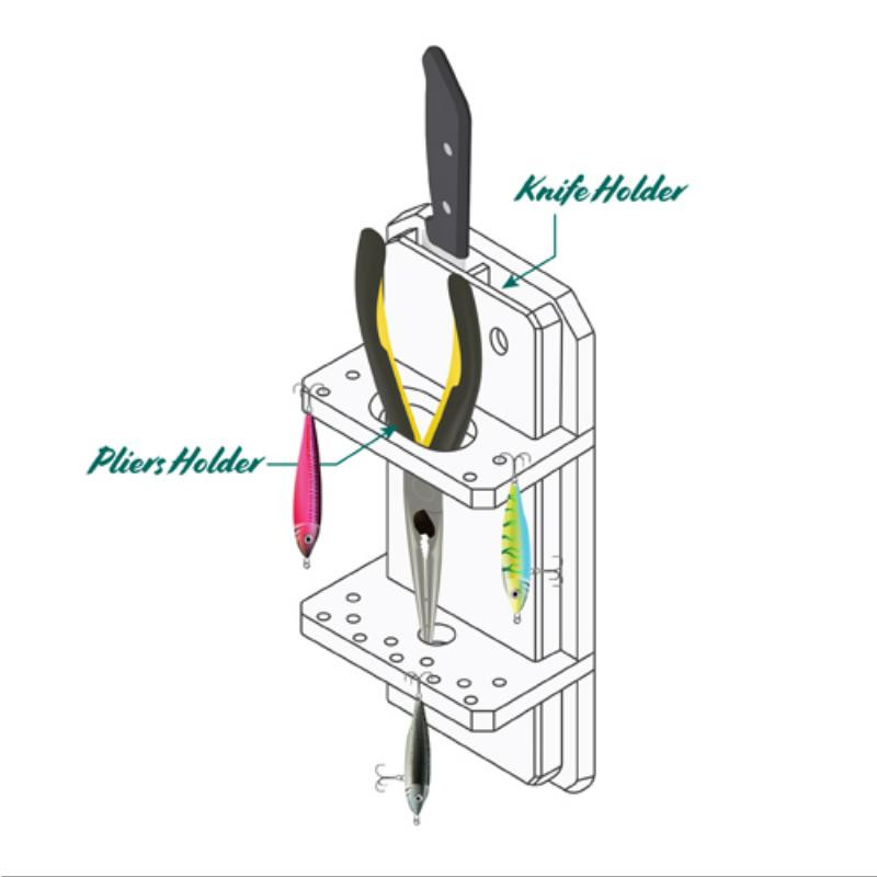 Knife and Plier Holder Including Mount Hardware (49138) Boat