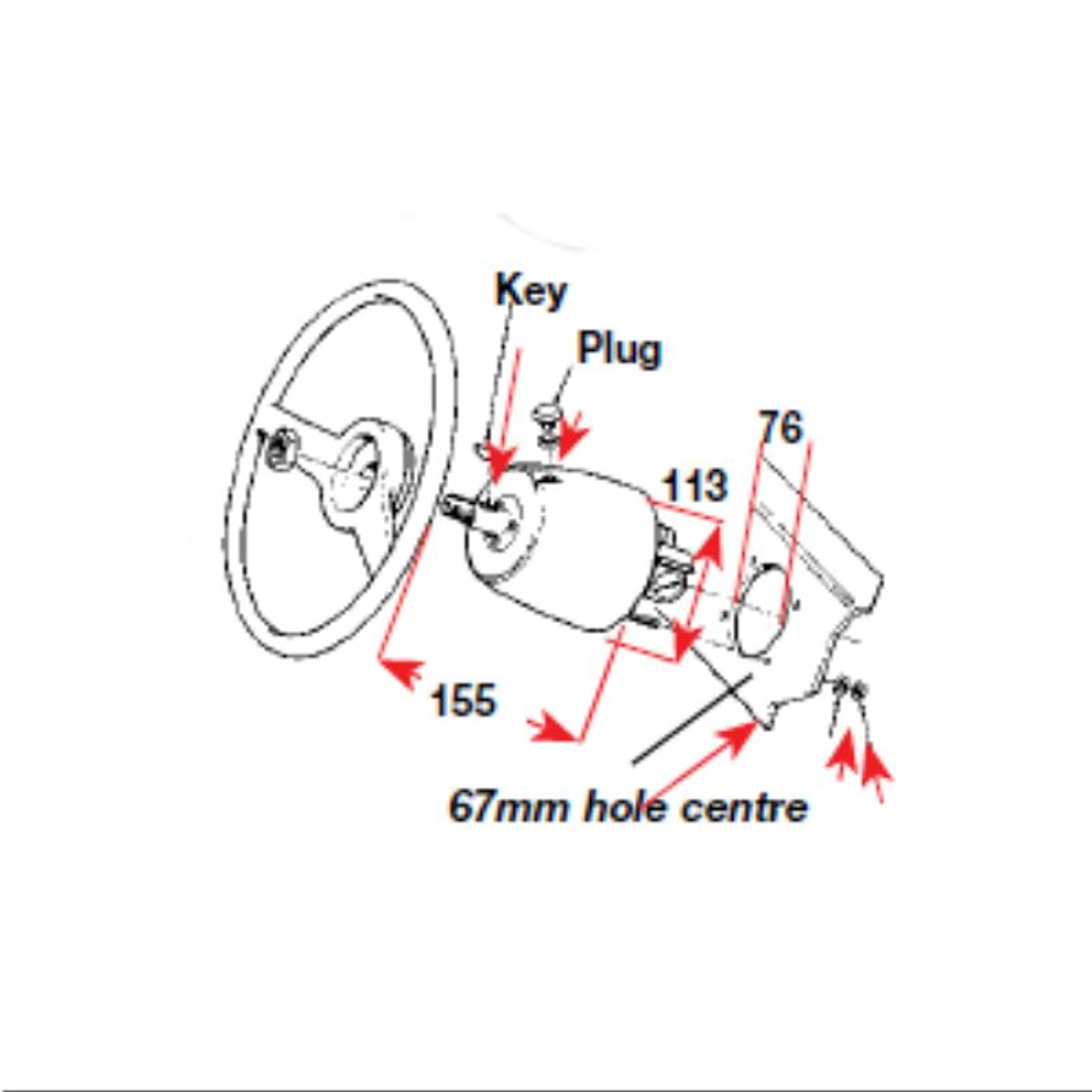 SeaStar Pro Helm 2.0 Front Mount (291540) The Boat Warehouse