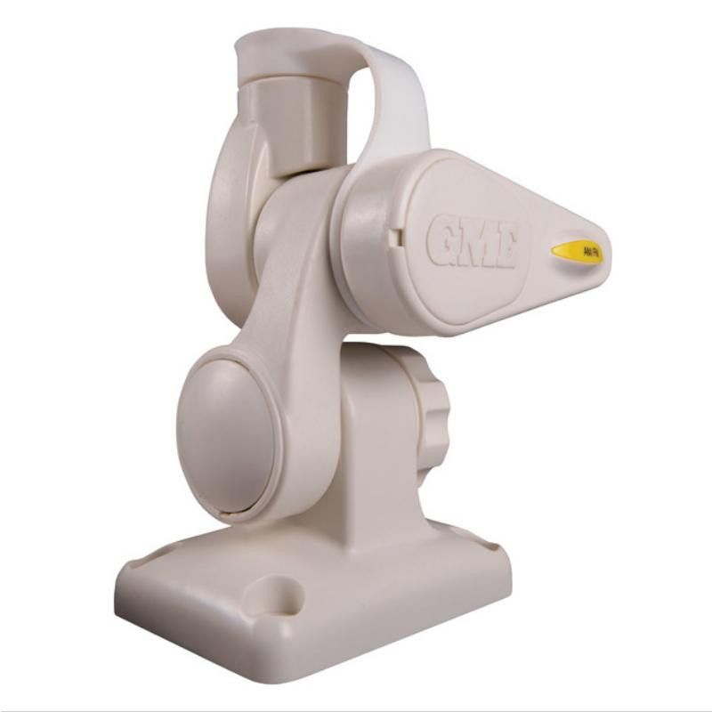 GME Round Single Swivel Antenna Base with Lead (ABL015 ABL015B) The