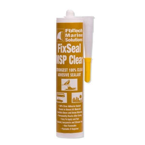 FixTech FixClear Multi-Purpose Clear Adhesive Sealant 290ml
