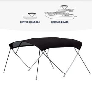 Oceansouth Large Boat Bimini - Black Oceansouth Large Boat Bimini - Black