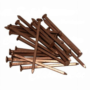 Copper Nails Flat Head Square Shaft