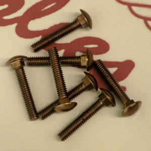 Silicon Bronze Coach Bolt 1/4" x 2"