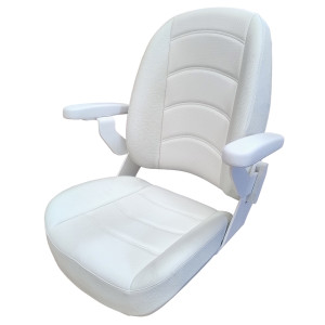 Shockwave Corbin Mid-Back Helm Seat - Storm White