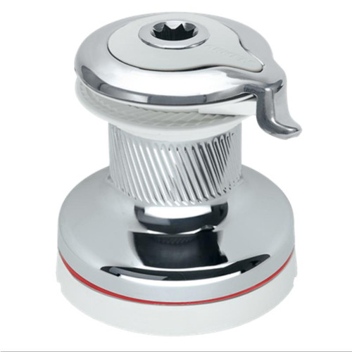 HARKEN Radial Self-Tailing Winch - Chrome, White, 1 & 2 Speed