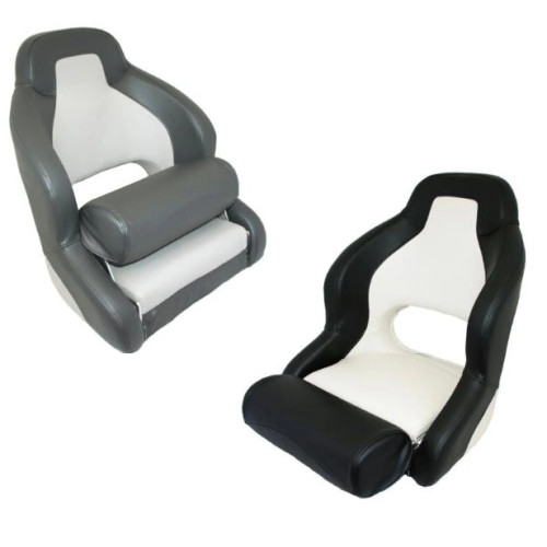 Compact Flip-Up Helmsman Seats - "Admiral"