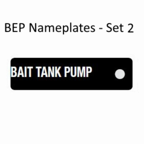 BEP Nameplates for Circuit Identification - Set 2