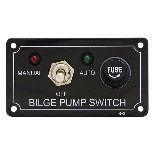 Switch panel bilge pump