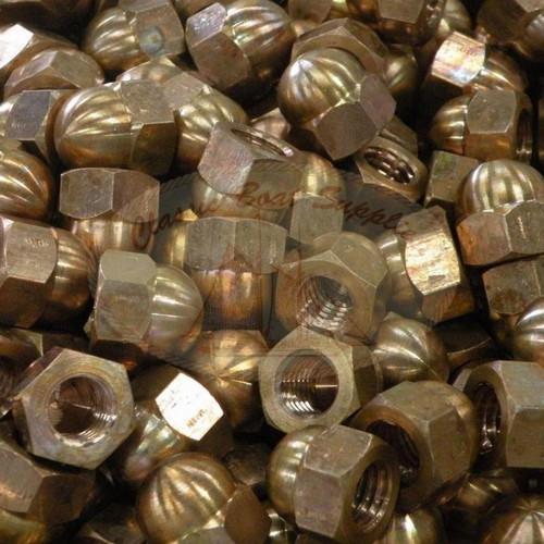 Silicon Bronze Acorn Nuts - UNC 1"-8 Silicon Bronze Acorn Nuts - UNC 1"-8