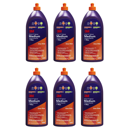 3M Perfect-IT Gelcoat Medium Cut Compound & Wax - Bulk Pack