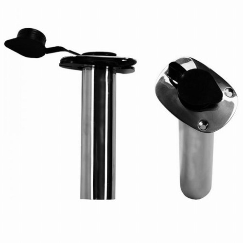 Gimbal Rod Holder | White | Riveted Pin for Nets, Gaffs, and Offshore  Fishing Rods