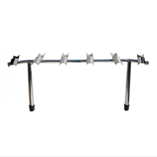 Viper Pro Series Half Tube 6 Way Stainless Steel Rod Rack