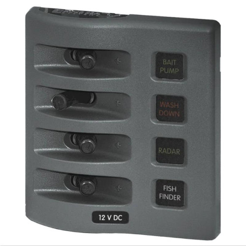 WeatherDeck Waterproof Fuse Panel - 4 Position