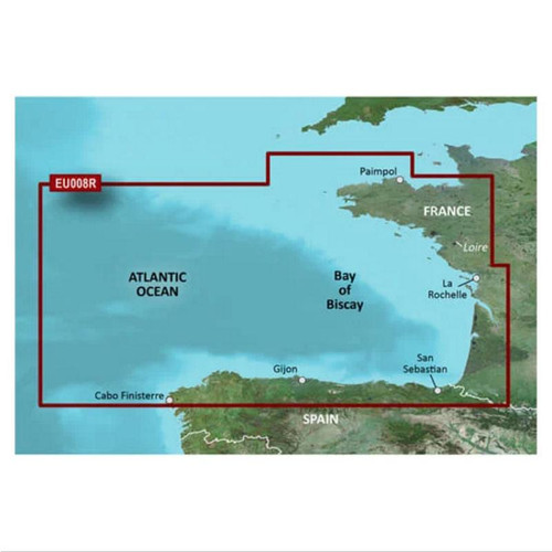 Garmin BlueChart G3 Vision microSD - Bay of Biscay Chart