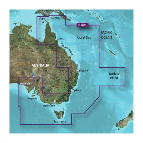 Garmin BlueChart G3 Vision microSD - East Coast Australia