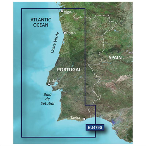 Garmin BlueChart G3 Vision microSD - Portugal Coastal Chart