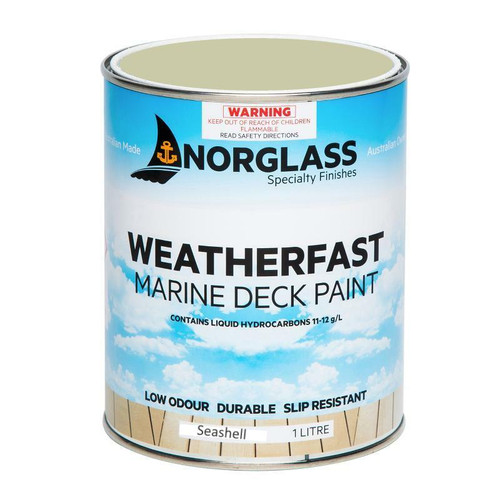 Norglass Weatherfast Slip Resistant Deck Paint - Seashell