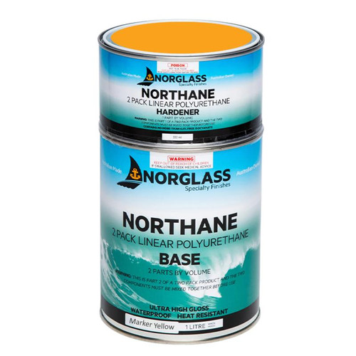 Northane Gloss 2-Pack Polyurethane Paint - Marker Yellow