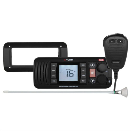 GME Marine Stereo AM FM with Bluetooth Black - GR300BTB - Gme