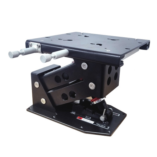 4S HRW Series Suspension Seat Pedestal - Adjustable 305-345mm, Sliding & Swivel