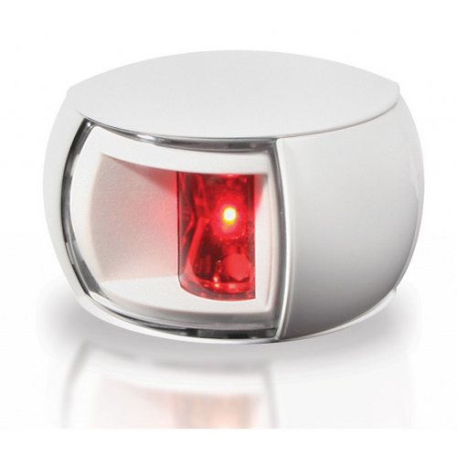 HELLA 2NM NaviLED Port Navigation Lamp - White Shroud - Clear Lens