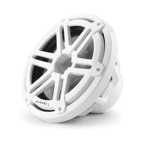 M3 10" Marine Subwoofer Driver, Gloss White Sport Grille