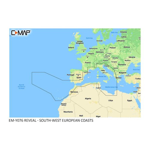 C-Map Reveal South-West European Coasts