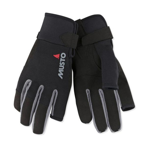Musto Essential Sailing Long Finger Glove - Black