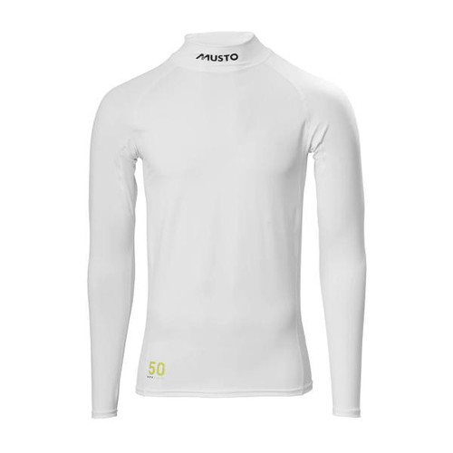 Musto Sunblock Long Sleeve Rash Guard - White