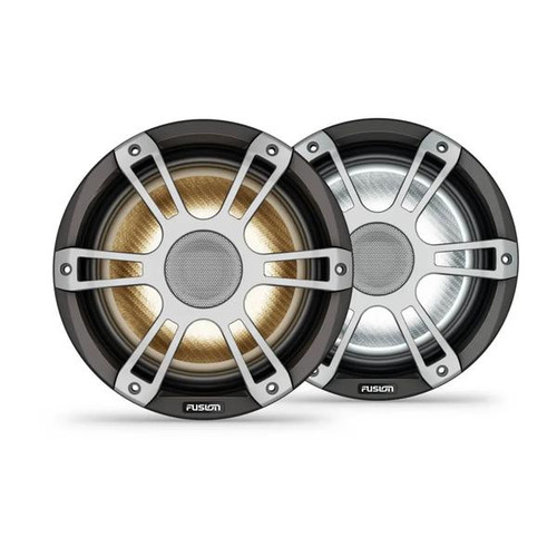 Fusion Signature Series 3i 8.8\" 330W CRGBW Coaxial Sports Grey Marine Speakers (Pair)