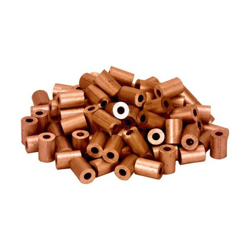 Swage Round Stop Copper, 4mm