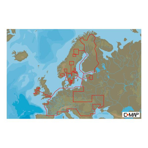 Lowrance C-MAP European Inland Waters Max