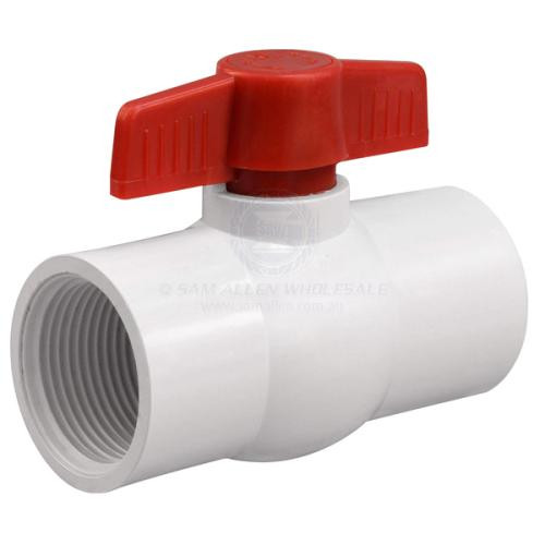 Compact pvc ball valves