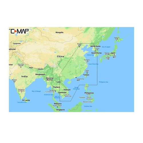 Lowrance C-MAP Reveal - China, Taiwan & Vietnam