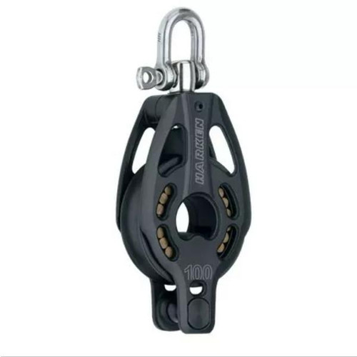 Harken 100mm Aluminum Block - Swivel, Becket