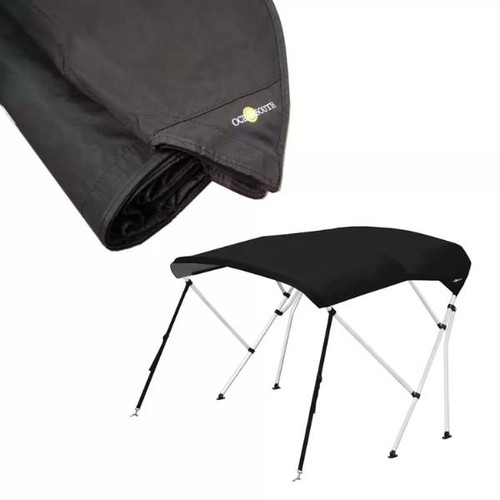 Oceansouth 3 Bow Whitewater Bimini Replacement Fabric ONLY - Black