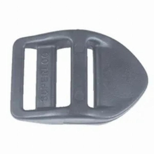 Black Plastic Ladderlock Buckle HD - 25mm