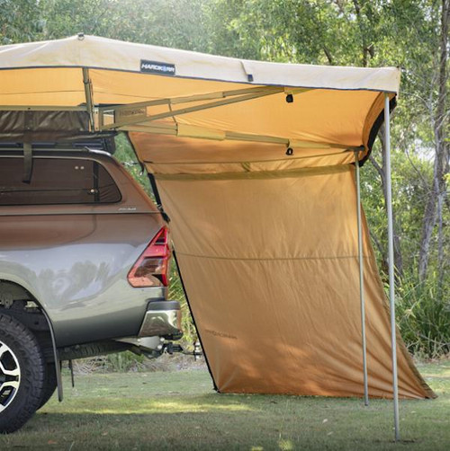 Hardkorr 270 Degree Freestanding Awning Back Wall